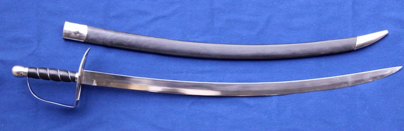 Referência fotográfica do sabre